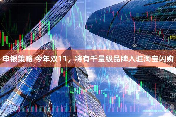 申银策略 今年双11，将有千量级品牌入驻淘宝闪购