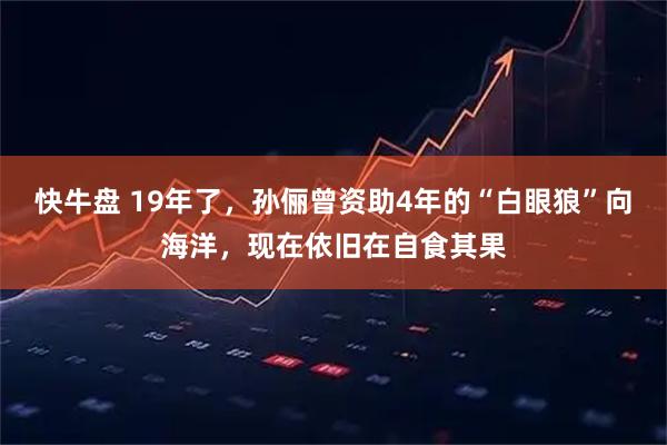 快牛盘 19年了，孙俪曾资助4年的“白眼狼”向海洋，现在依旧在自食其果